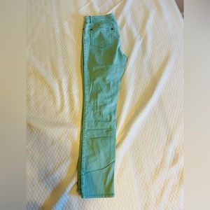 Mint green skinny Vince Camuto Jean